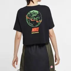 NIKE WORLDWIDE クロップドTシャツ ブラックのサムネイル