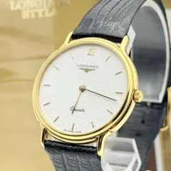 美品 ロンジン ラウンド ゴールド 新品電池 80年代 ヴィンテージ 薄型のサムネイル