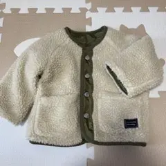 西松屋　ボアリバーシブルアウター　ジャケット　80