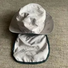 子供用星柄日よけハット 48-50cm