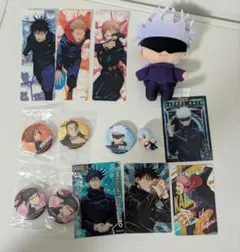 呪術廻戦 五条悟 ぬいぐるみ　その他　バッジ セット　まとめ売り