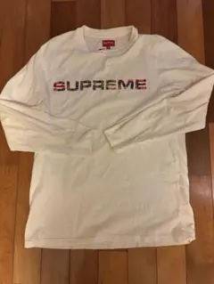 Supreme 長袖ロンT ホワイト　Mサイズ