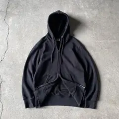 OLD UNIQLO ダブルジップパーカー ブラック y2k archive L