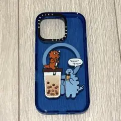 casetify iPhone16pro ブルーケース