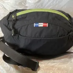 MILLET ミレー　ボディバッグ　ウエストポーチ　ナイロン　ブラック/グリーン