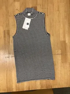 r*w様 GAP 新品未使用タグ付きストライプ タートルネック ノースリーXS