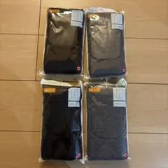 110cm ブラック グレー レギンス 4枚セット　肌面フリース