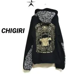 未使用級【CHIGIRI】初代ちぎりワッペン フルジップスウェットジャケット