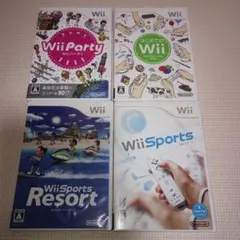 wiiソフト　まとめ売り　4枚セット　②
