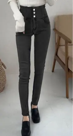 GRL グレイル ハイウエストストレッチスキニーパンツ