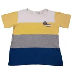 むーのんのん moo non non)半袖 Tシャツ 130 切り替え 配色