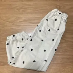 ペアマノン ハート柄 ロング パンツ 130