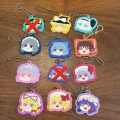 東方プロジェクト　コレクトラバーキーチェーン　10個セット