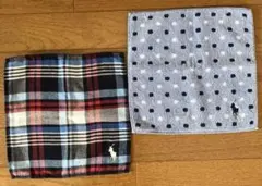 ポロラルフローレン ハンカチ 2枚セット