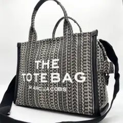 美品✨マークジェイコブス　トートバッグ　モノグラム　ジャカード　ミディアム