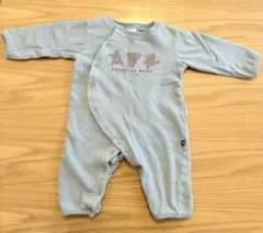 futafuta ベアプリント ロンパース 60-70 ベビー服