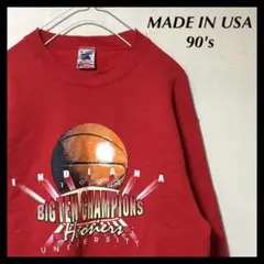 90s US古着 カレッジもの プルオーバー スウェット 裏起毛