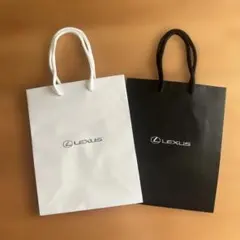 ⭐︎美品⭐︎ LEXUS ショップ袋 黒と白 2個セット - メルカリ