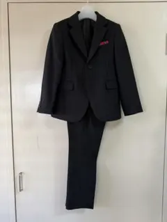 美品 卒入学式 フォーマルスーツ 長ズボン 120cm 男の子 ブラック