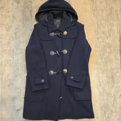 pom ponette ネイビー ダッフルコート