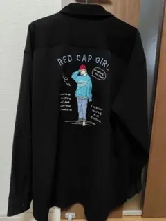 RED CAP GIRL 刺繍メンズシャツのサムネイル