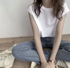 GRL フレンチスリーブTシャツ