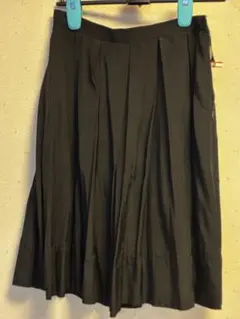 [美品]BEAMS HEART 黒フレアスカート[クリーニング済み]