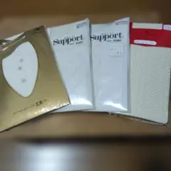 サポート 、サイド、ワンポイント・ビースズノー 4点セット