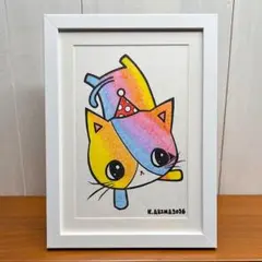 る*る様 『辛い時は僕を呼んで』絵画 原画 絵 犬 猫 ポップアート る*る様 『辛い時は僕を呼んで』絵画 原画 絵 犬 猫 ポップアート