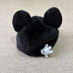ミッキーマウス フリース帽子 耳付き - メルカリ