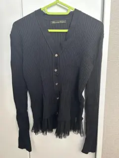 Glamorous Garden 黒 カーディガンのサムネイル
