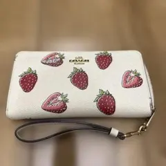 新品COACH ペンシル ケース チェリー プリント - メルカリ