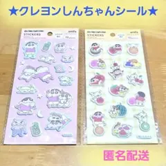 ♥️クレヨンしんちゃん シール 2点セット♥️amifa　ふわふわシール