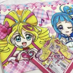 キミとアイドルプリキュア　フェイスタオル＆ハンカチ　2点セット　まとめ売り