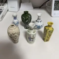 フランクリンポーセリン中国王朝花瓶ミニチュアコレクション 6点セット