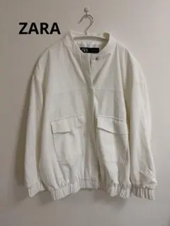 ZARA ホワイト 春秋アウター