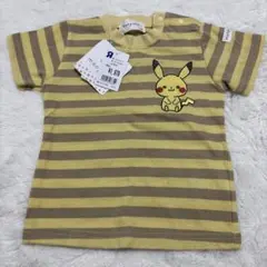 モンポケ　トップス　Tシャツ　半袖　ポーダー　タグ付き新品 ピカチュウ　90のサムネイル
