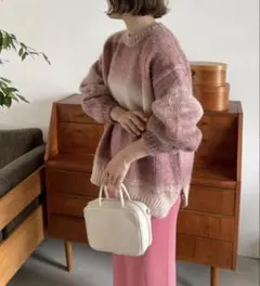 【LOWRYS FARM】グラデーションニット