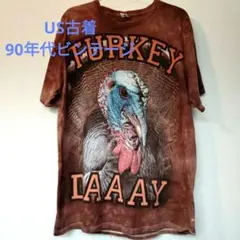 与*作様 最終【極希少】90s,US古着　アニマルプリントTシャツ ビンテージ1