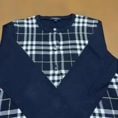 BURBERRY LONDON チェック柄 ニットカーディガンのサムネイル