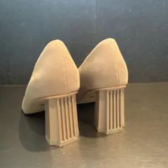 EVOL パンプス 7cmヒール ベージュ