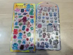 正規品 プチドロップステッカー PIXAR コットンパフィーシール スヌーピー