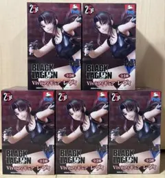 【新作】ブラックラグーン　vivitフィギュア　レヴィ　8体セット BLACK LAGOON Vivitフィギュア レヴィ 全1種 4個セット - メルカリ