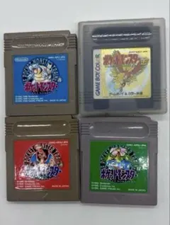 ゲームボーイソフト　ポケットモンスター　４本セット