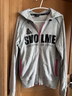 SVOLME フルジップパーカー Sサイズ グレー