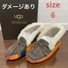 【つま先擦れあり】箱付き　UGG PENDLETON サイズ6 23cm
