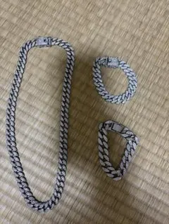 ロープチェーン ネックレス ブレスレット セット