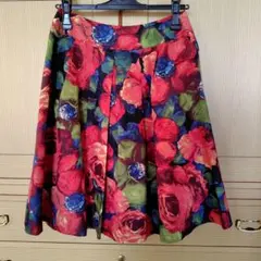 M'S GRACY 花柄フレアスカート 38サイズのサムネイル