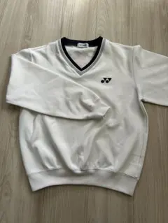 テニスウェア ホワイト Vネック Sサイズ