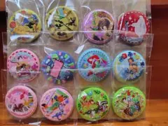 ディズニー刺繍缶バッジ第2弾 12個セット